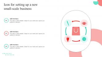 Icon For Setting Up A New Small Scale Business