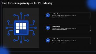 Icon For Seven Principles For IT Industry