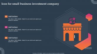 Icon For Small Business Investment Company