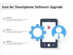 Icon for smartphone software upgrade