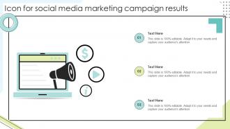 Icon For Social Media Marketing Campaign Results