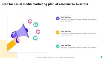 Icon For Social Media Marketing Plan Of Ecommerce Business