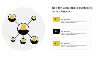 Icon For Social Media Marketing Team Members