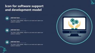 Icon For Software Support And Development Model