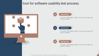 Icon For Software Usability Test Process