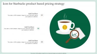 Icon For Starbucks Product Based Pricing Strategy