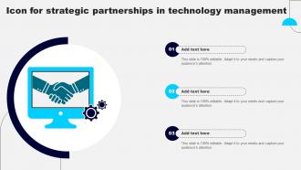 Icon For Strategic Partnerships In Technology Management