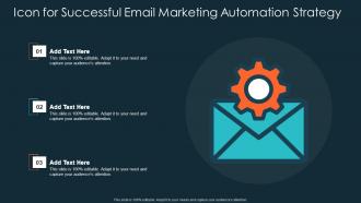 Icon For Successful Email Marketing Automation Strategy