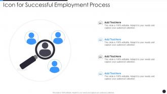 Icon For Successful Employment Process