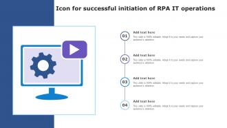 Icon For Successful Initiation Of RPA It Operations