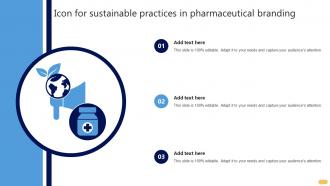 Icon For Sustainable Practices In Pharmaceutical Branding