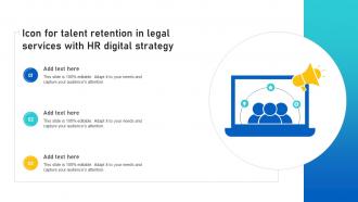 Icon For Talent Retention In Legal Services With HR Digital Strategy