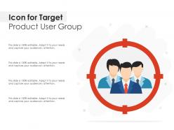 Icon for target product user group
