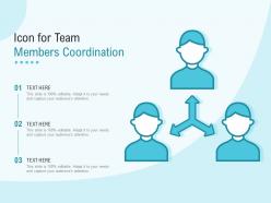 Icon for team members coordination