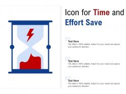 Icon for time and effort save