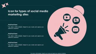 Icon For Types Of Social Media Marketing Sites