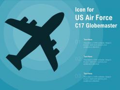 Icon for us air force c17 globemaster