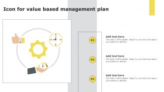 Icon for value based management plan