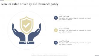Icon For Value Driven By Life Insurance Policy