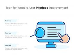 Icon for website user interface improvement
