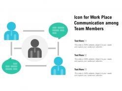 Icon for work place communication among team members