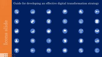 Icon Guide For Developing An Effective Digital Transformation Strategy MKT SS