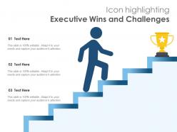Icon highlighting executive wins and challenges