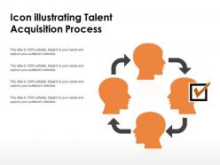 Icon illustrating talent acquisition process