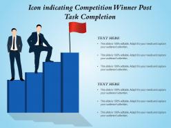 Icon indicating competition winner post task completion