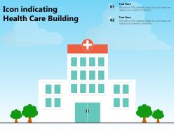 Icon indicating health care building