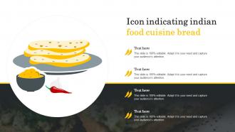 Icon Indicating Indian Food Cuisine Bread