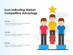 Icon indicating market competitive advantage