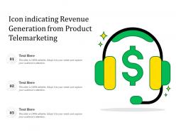 Icon indicating revenue generation from product telemarketing