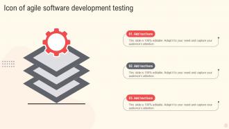 Icon Of Agile Software Development Testing