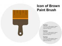 Icon of brown paint brush