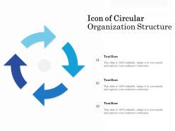 Icon of circular organization structure