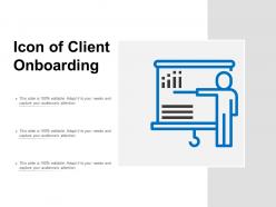 Icon Of Client Onboarding