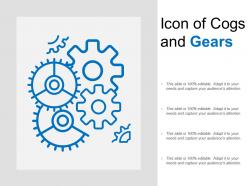 Icon of cogs and gears