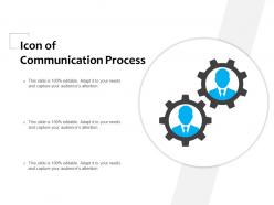 Icon Of Communication Process