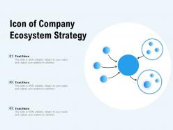 Icon of company ecosystem strategy