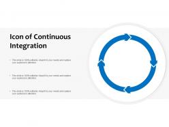 Icon of continuous integration