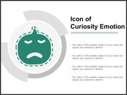 Icon of curiosity emotion