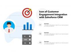 Icon Of Customer Engagement Integration With Salesforce CRM