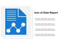 Icon Of Data Report