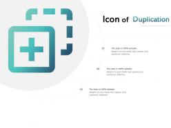 Icon of duplication