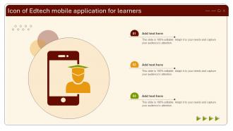 Icon Of Edtech Mobile Application For Learners