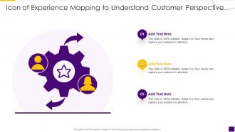 Icon Of Experience Mapping To Understand Customer Perspective