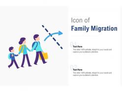Icon Of Family Migration