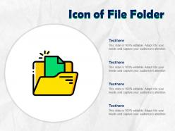 Icon of file folder