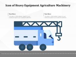 Icon of heavy equipment agriculture machinery